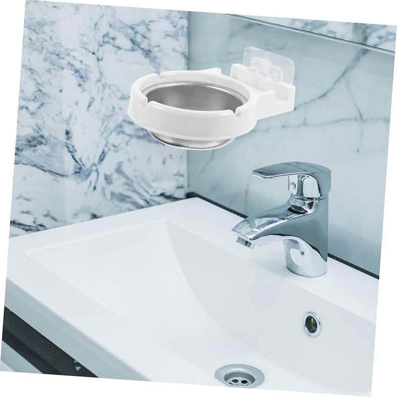 White Wall Mounted Cigar Ashtray Stand Smokeless Outdoor Size 13x10x3 5cm - Image 2